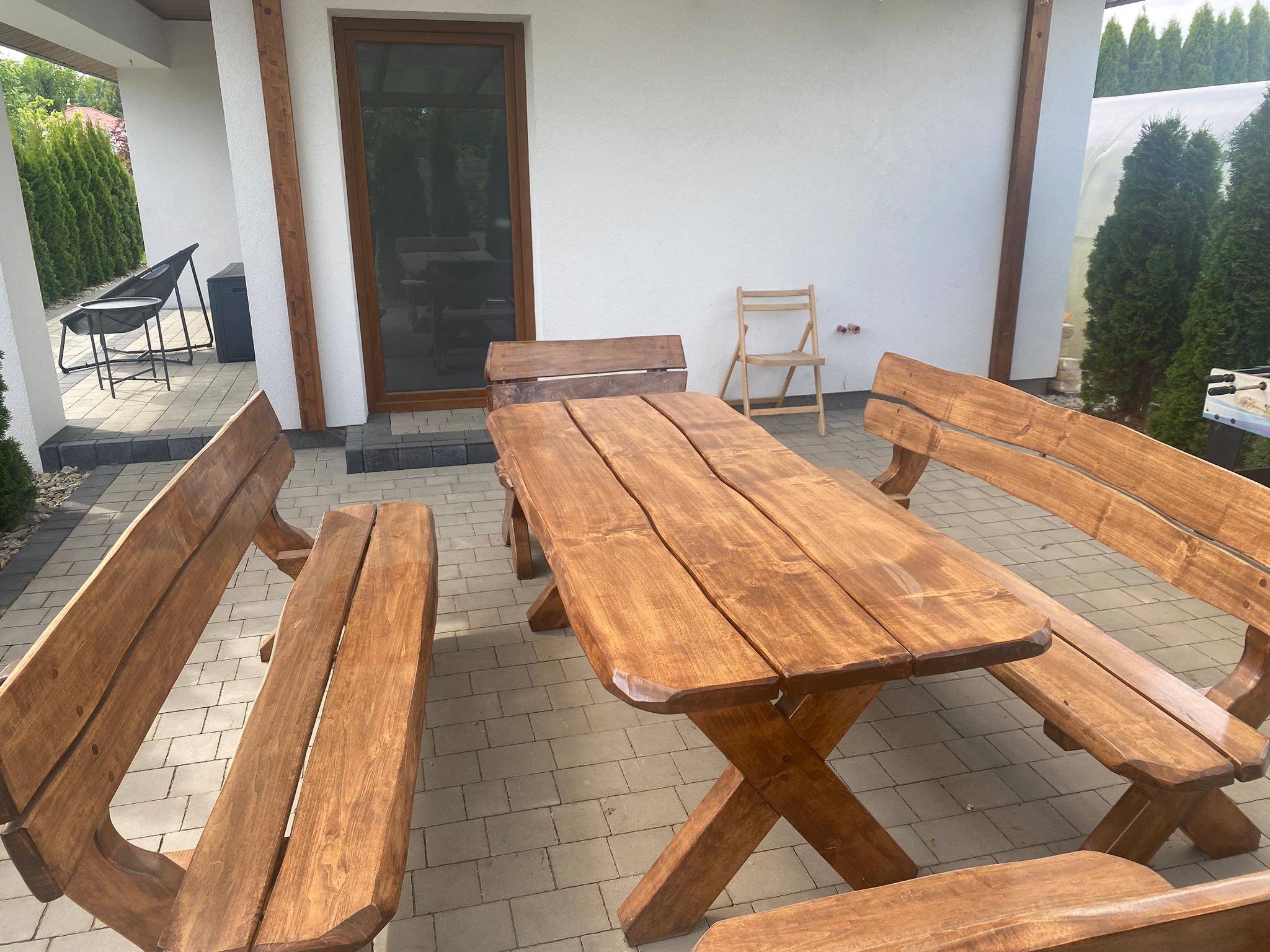 Grillowanie przy saunie